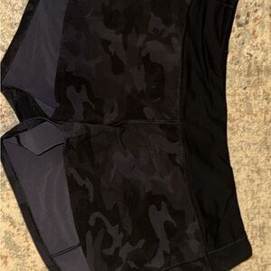 lululemon athletica Black Camo Athletic Shorts